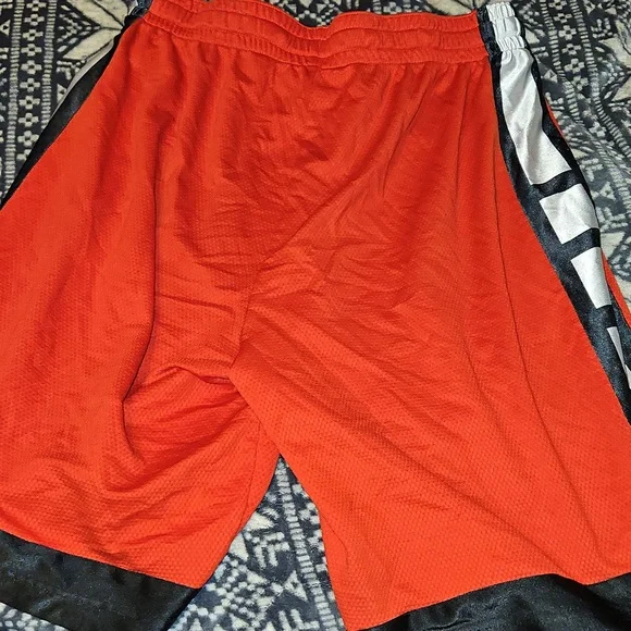 Nike Men's Red and Black Athletic Shorts - Picture 3 of 3